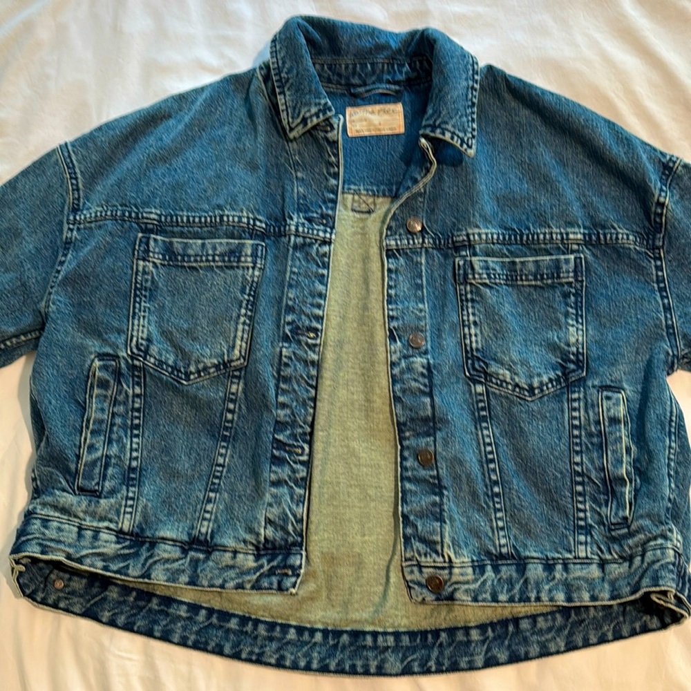 We The Free Opal Swing Denim Jacket-color Alchemy Size-Small